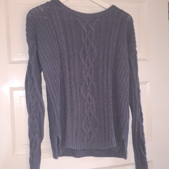 Old navy  gray/blue sweater and cranberry shirt both large - Picture 2 of 7